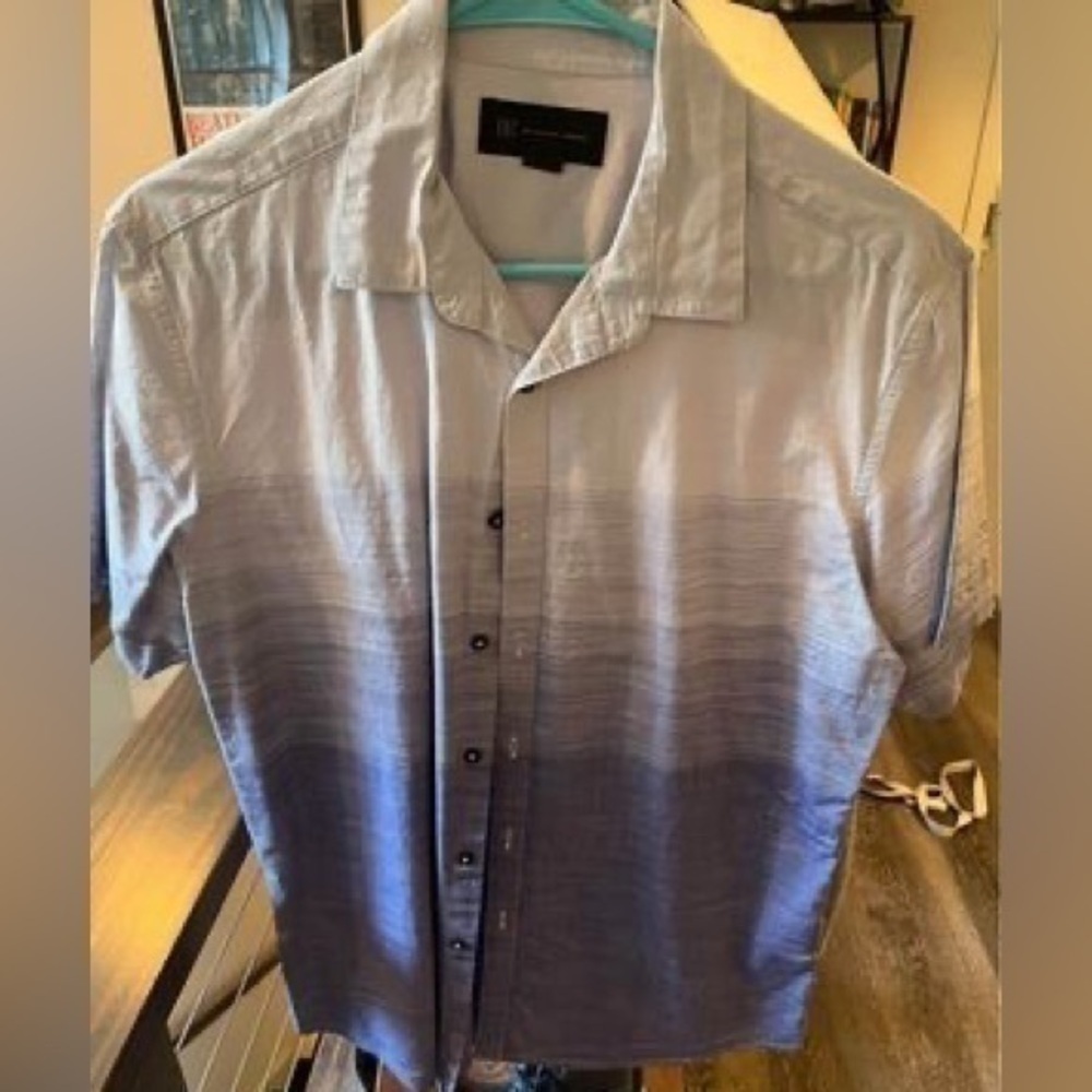 International concepts Shirt Blue Mens Medium
